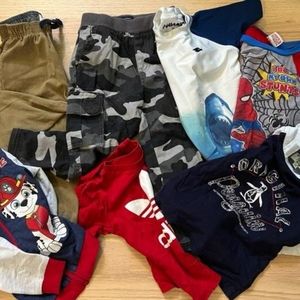 Boys 3T Lot - 7 Items- Marvel, Children's Place, Hawk, Adidas